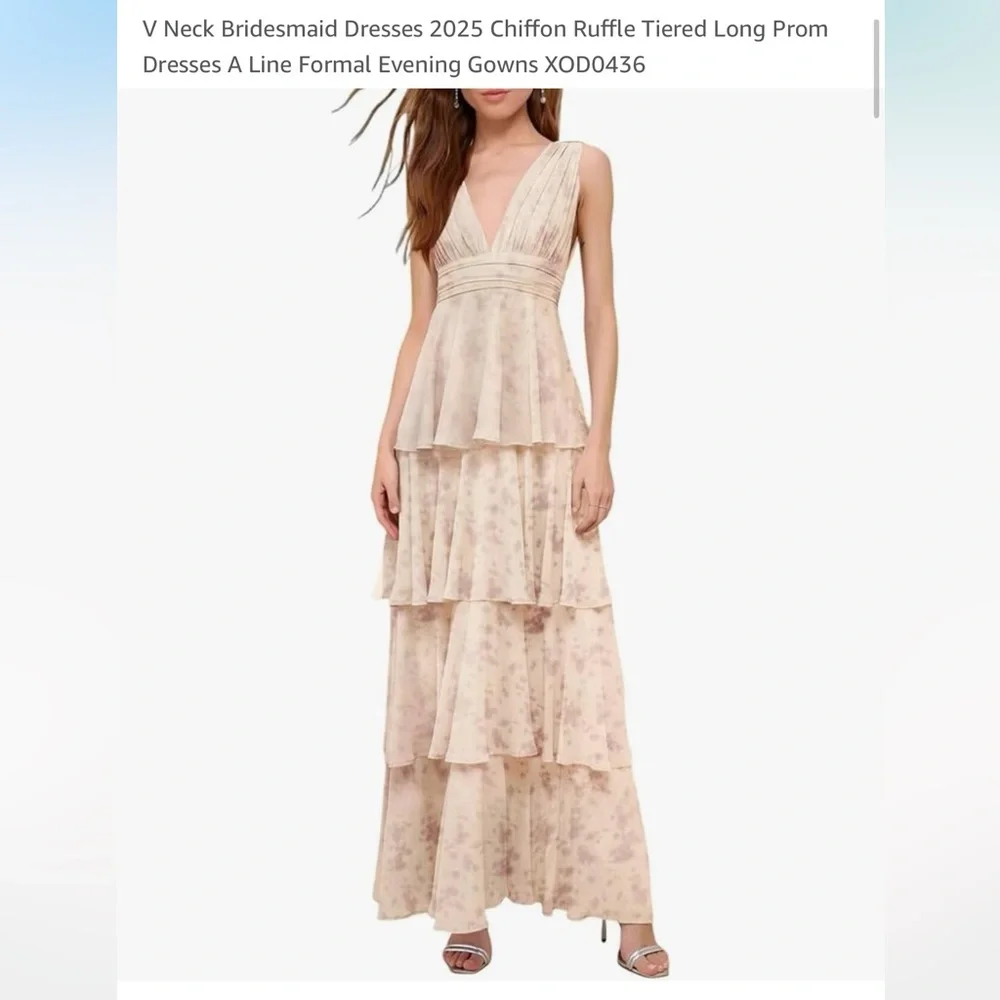 Floral Tiered Maxi Dress - Picture 1 of 1